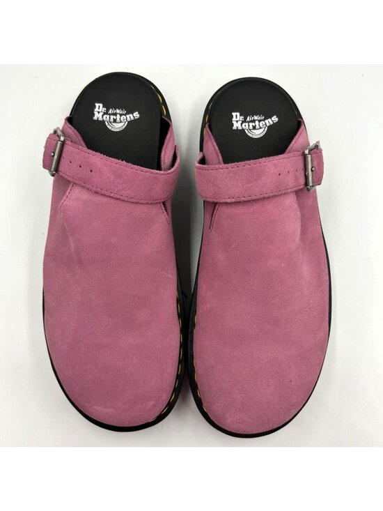 Dr. Martens Men\'s Purple Suede Leather Zebzag Mule Sandals Size 13 3567 main image 8